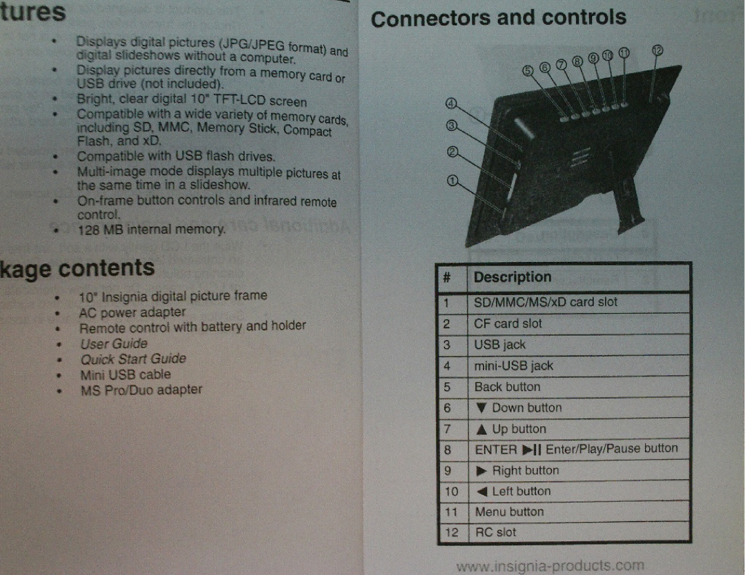 Kyocera NS-DPF10WA-09 manual 