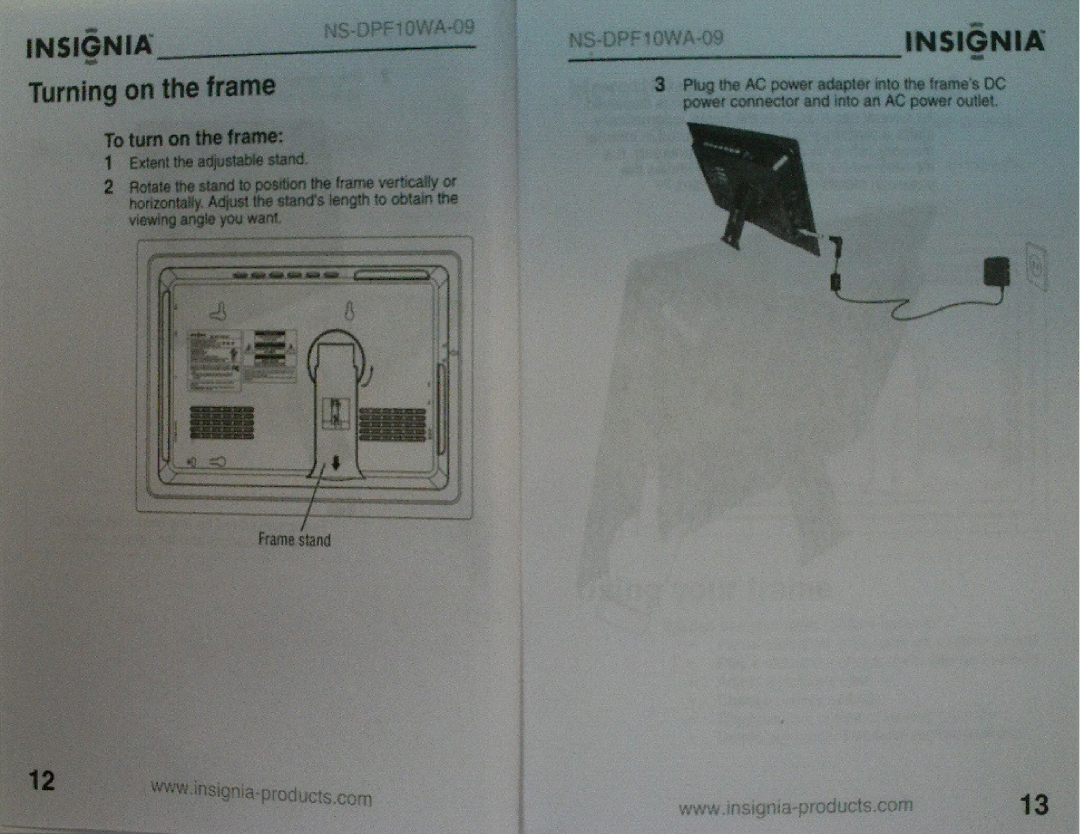 Kyocera NS-DPF10WA-09 manual 