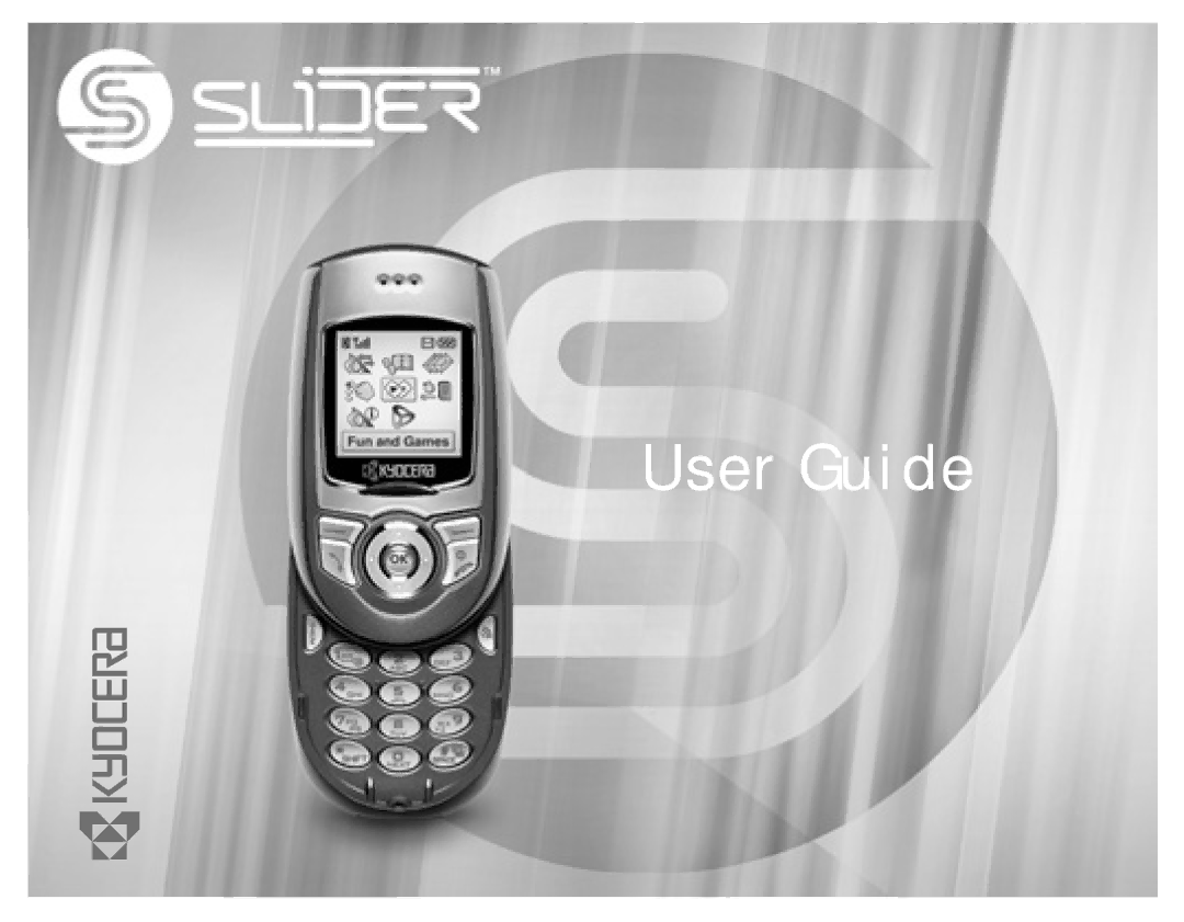 Kyocera SE47 manual User Guide 