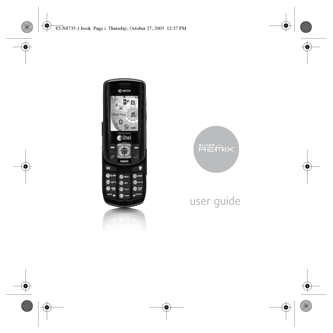 Kyocera SE47 manual User Guide 