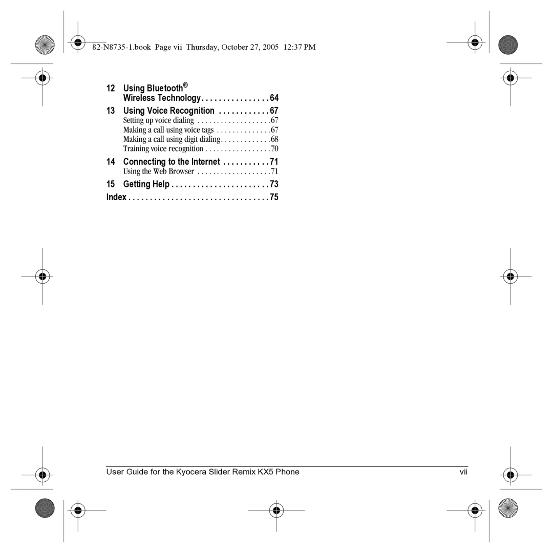 Kyocera SE47 manual Connecting to the Internet 