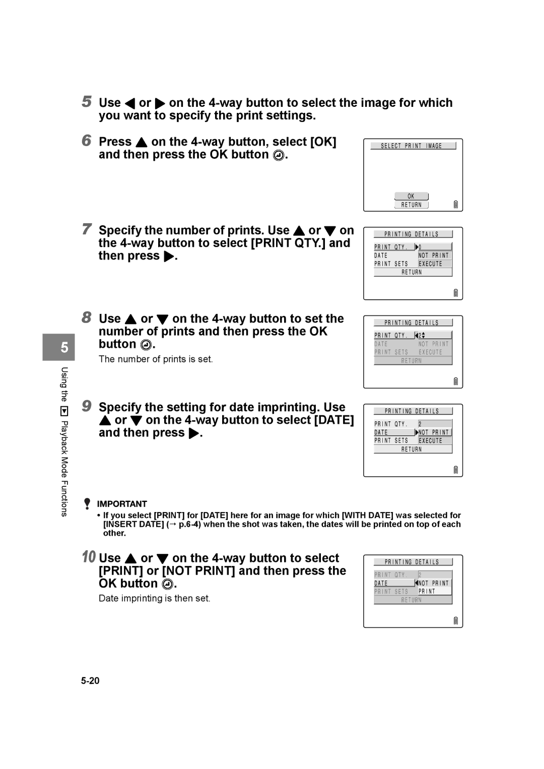 Kyocera SL300R manual Use L or R on the 4-way button to select the image for which 