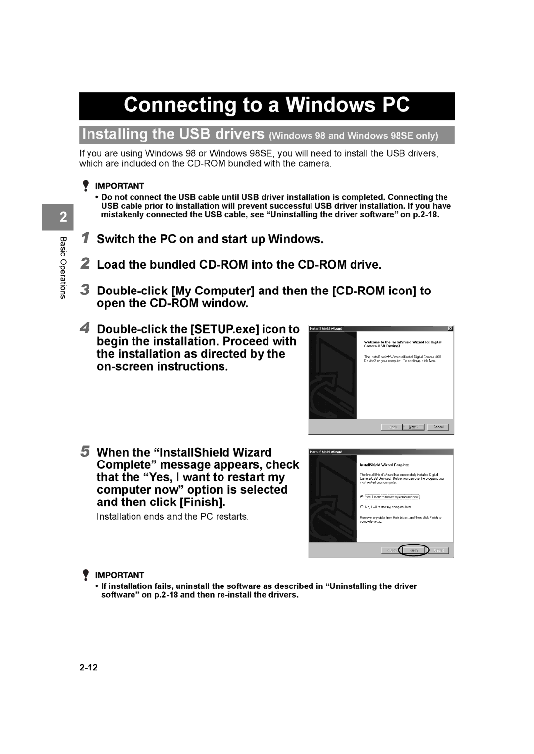 Kyocera SL300R manual Connecting to a Windows PC 