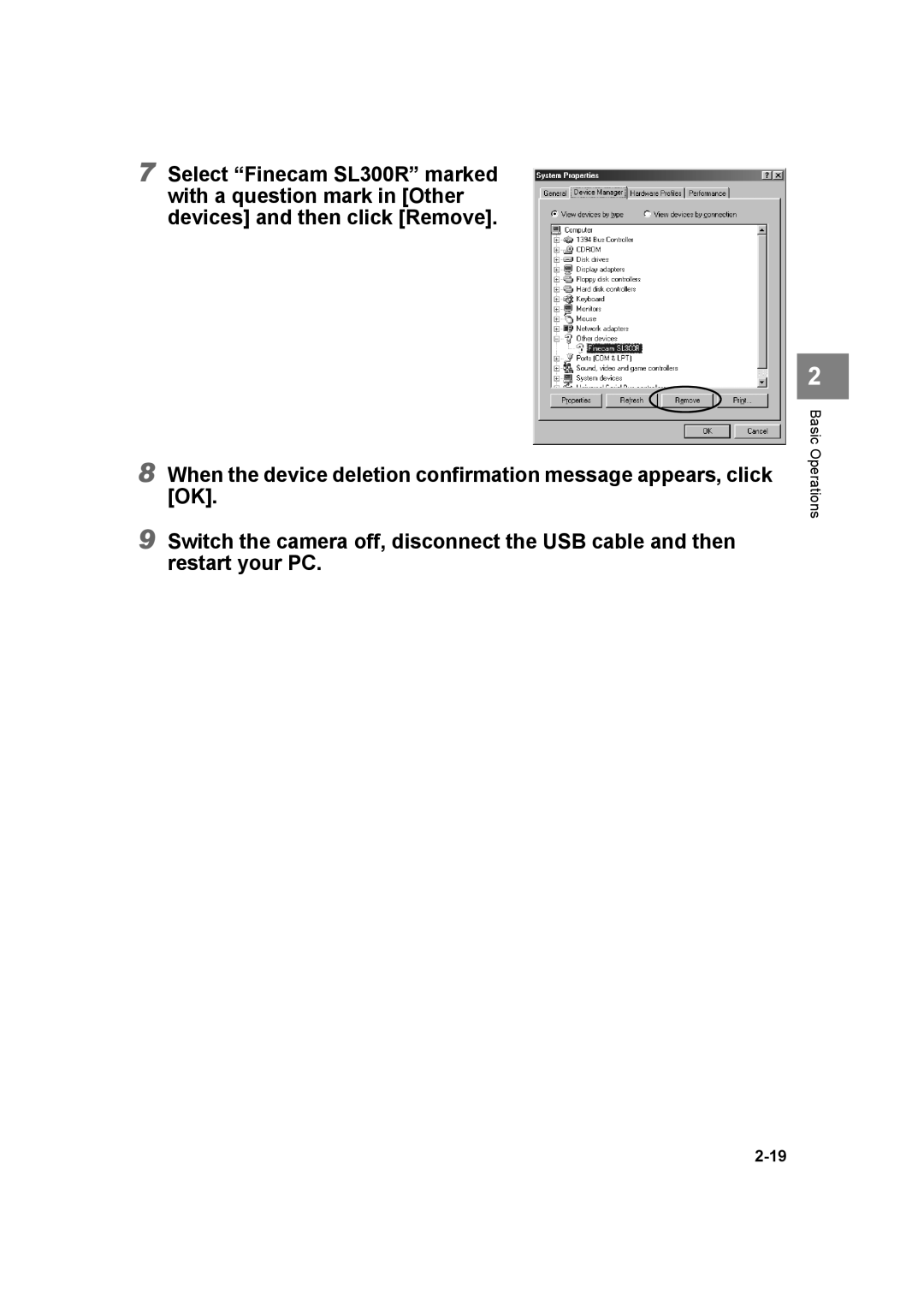 Kyocera SL300R manual Basic Operations 