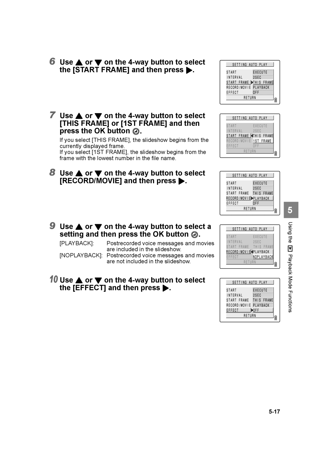 Kyocera SL300RT manual Playback 