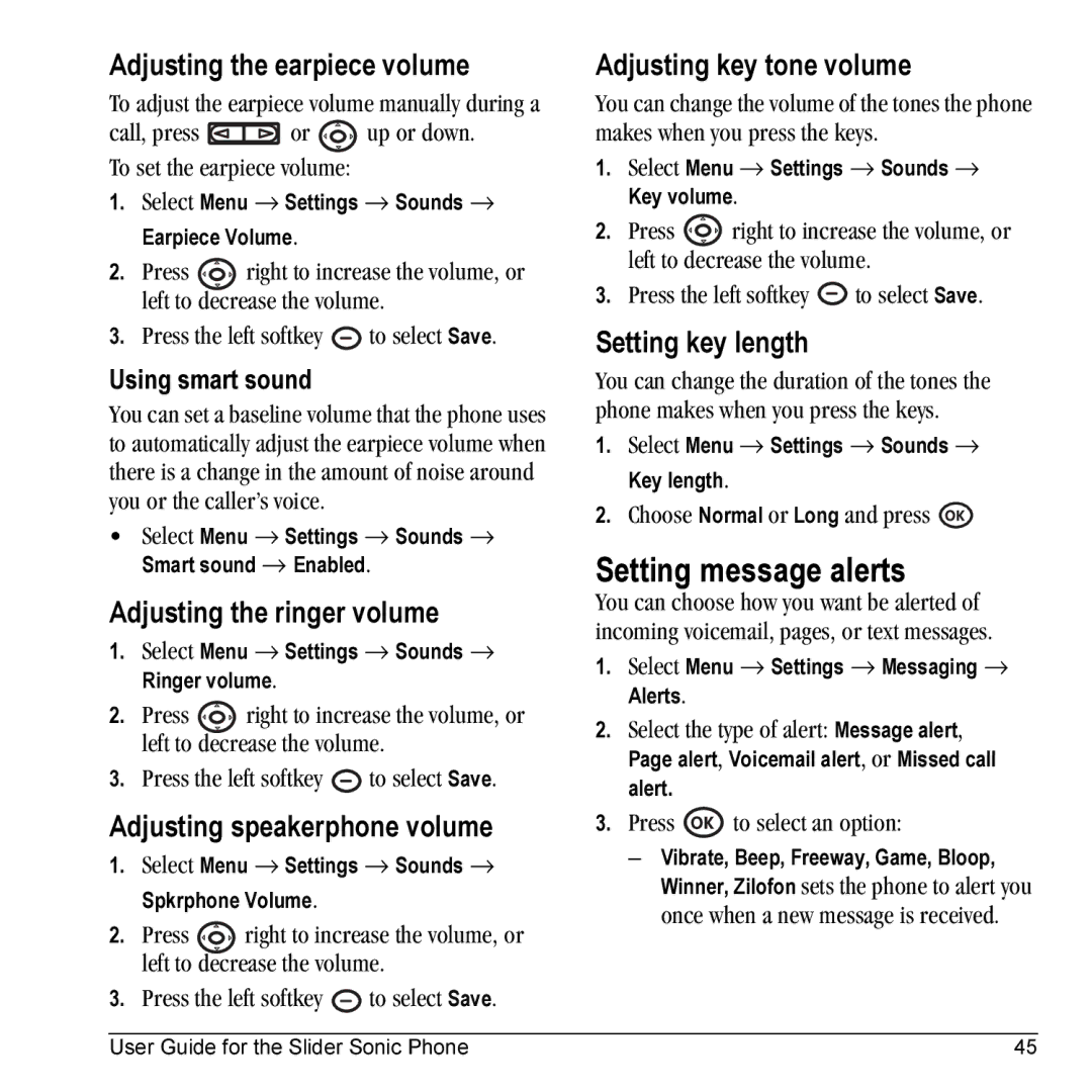 Kyocera VMKX5C manual Setting message alerts 