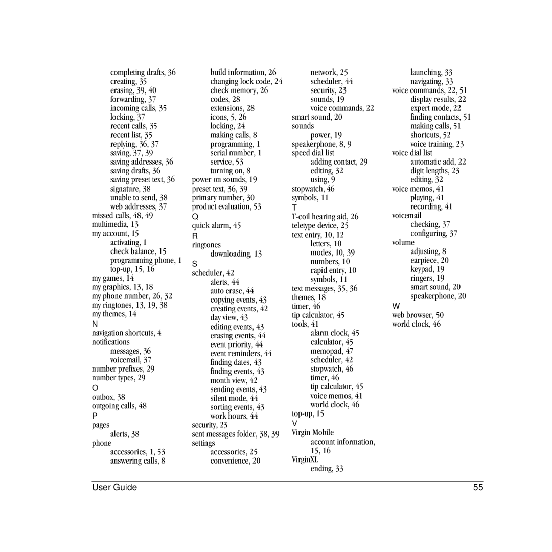 Kyocera VMS130 manual Ringtones 