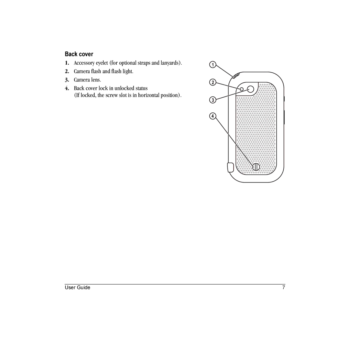 Kyocera Wild Card manual Back cover 