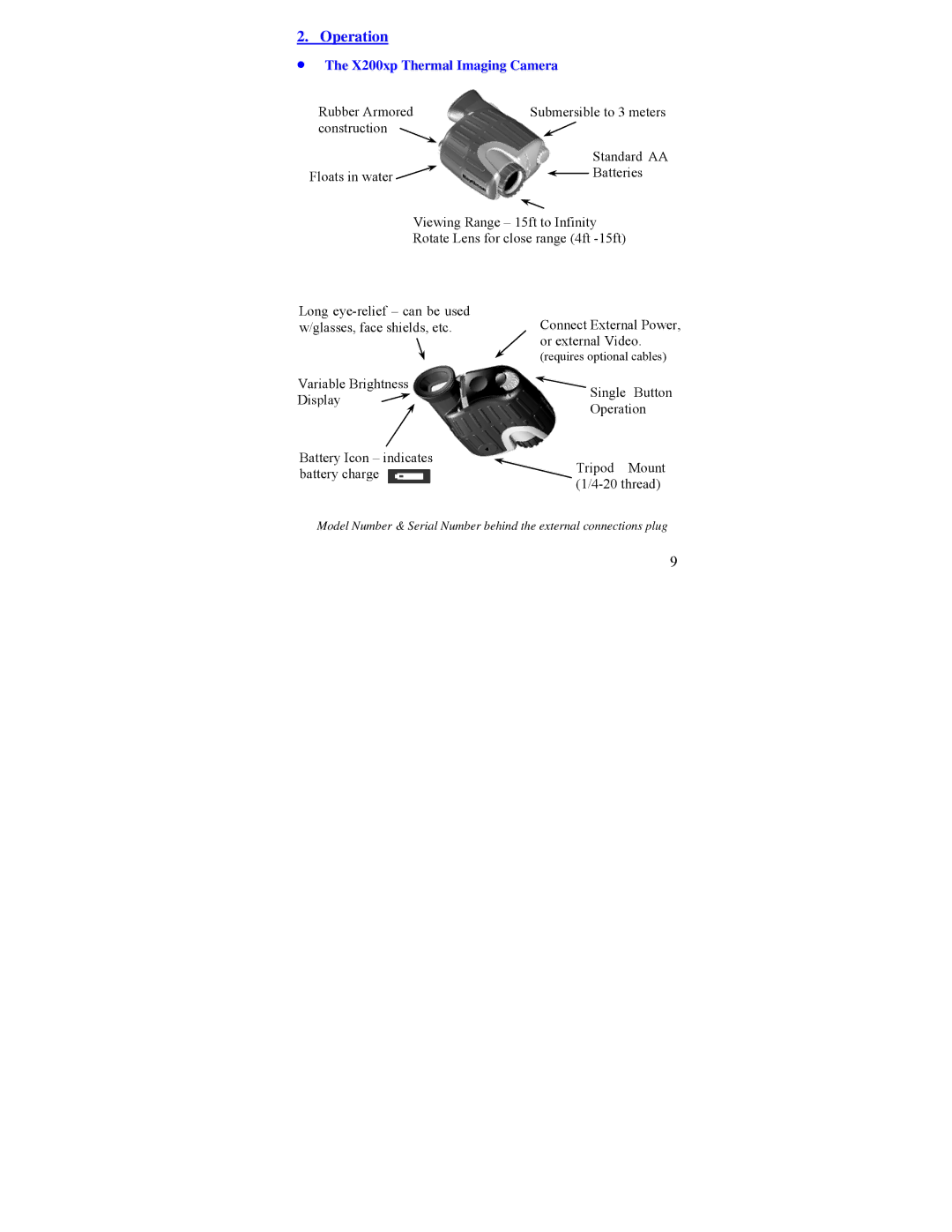 L-3 Communications manual Operation, X200xp Thermal Imaging Camera 