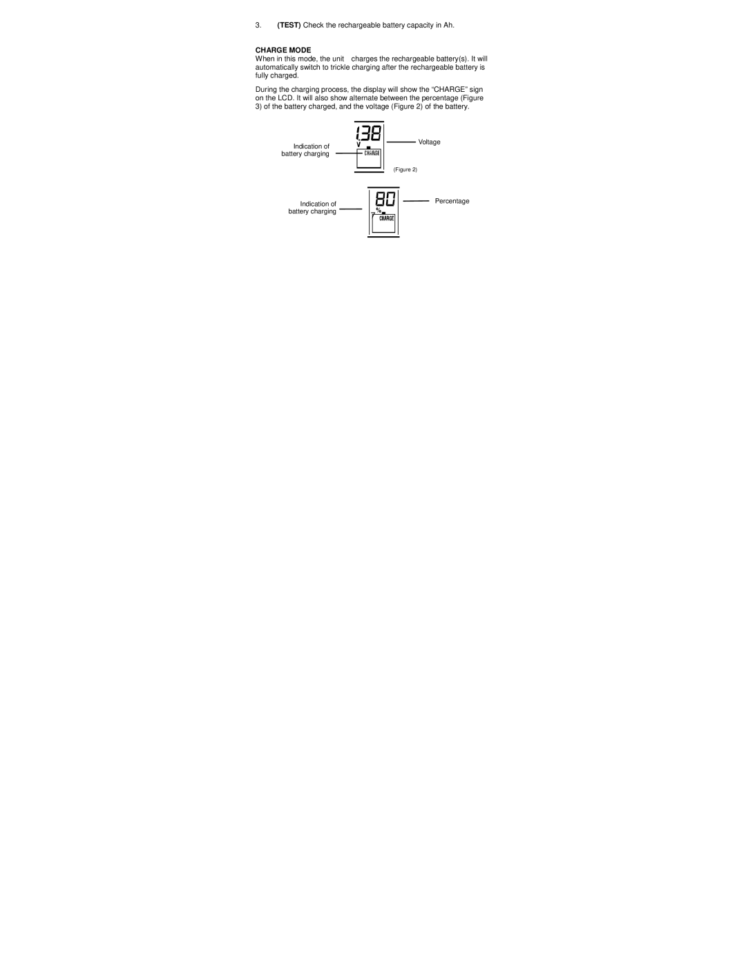 La Crosse Technology BC-500 specifications Charge Mode 