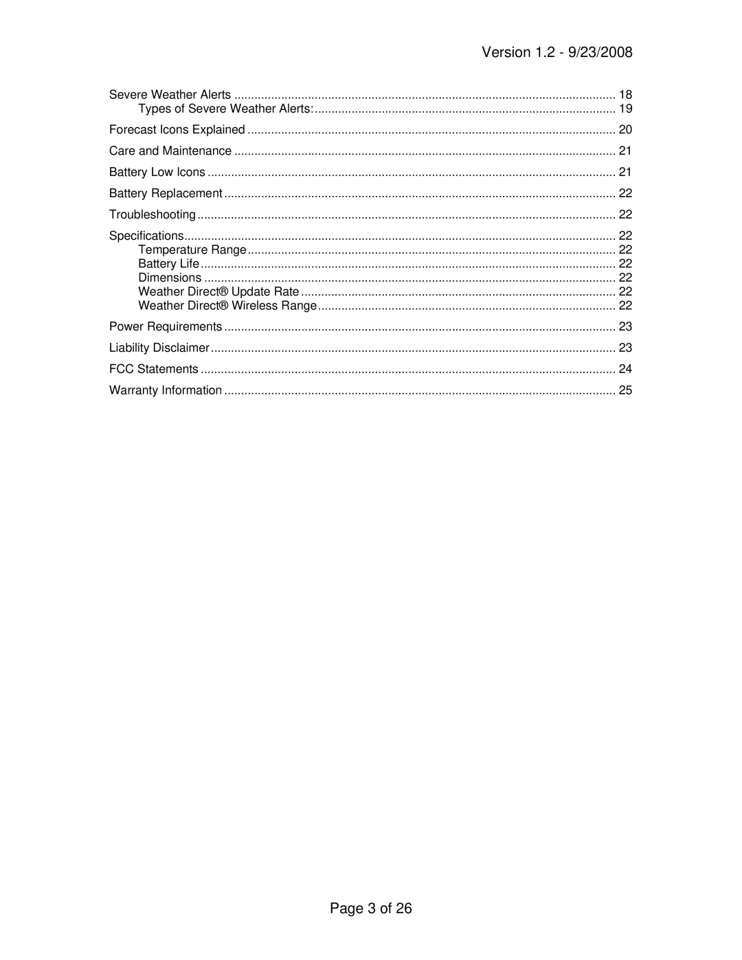 La Crosse Technology WD-2512U owner manual Weather Direct Wireless Range 