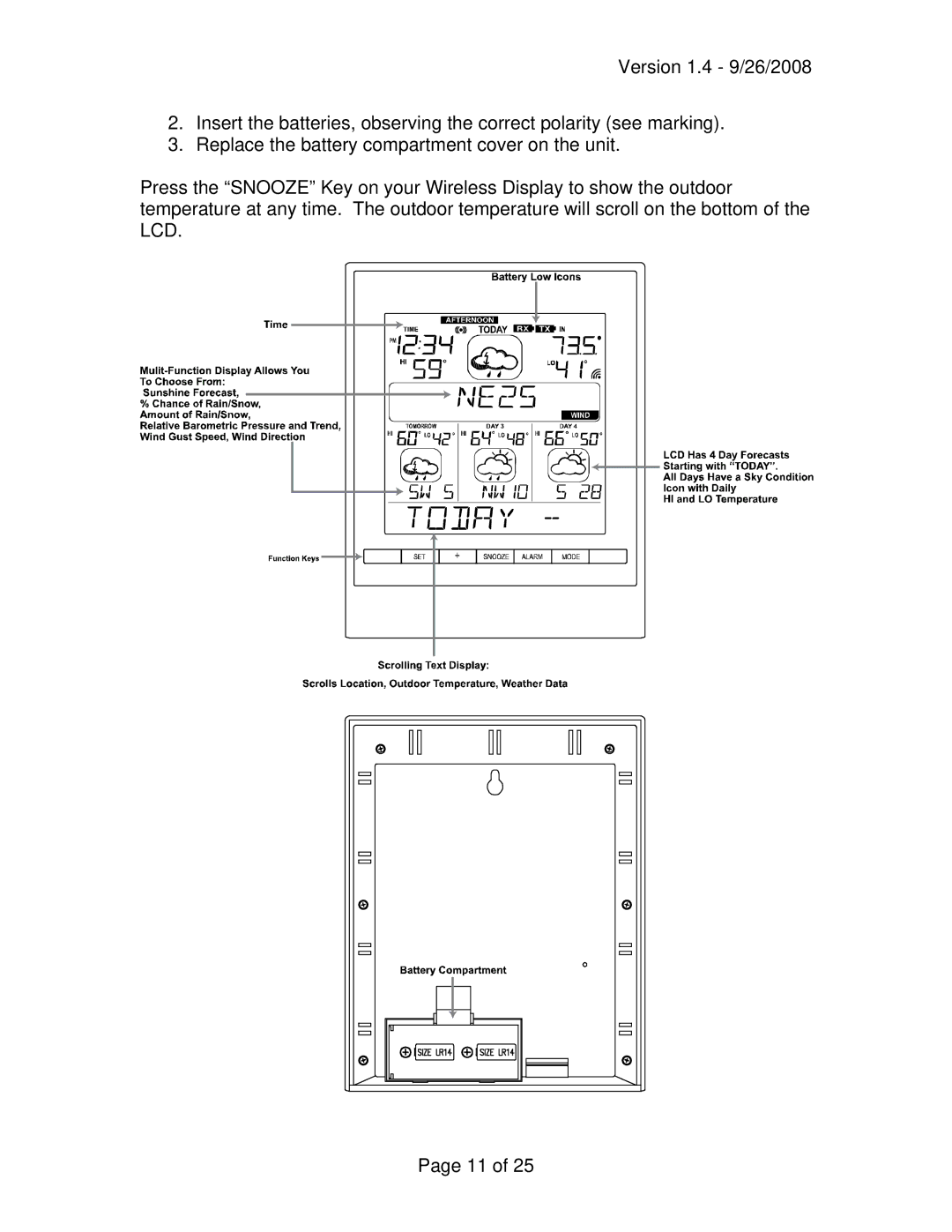 La Crosse Technology WD-3209 owner manual 