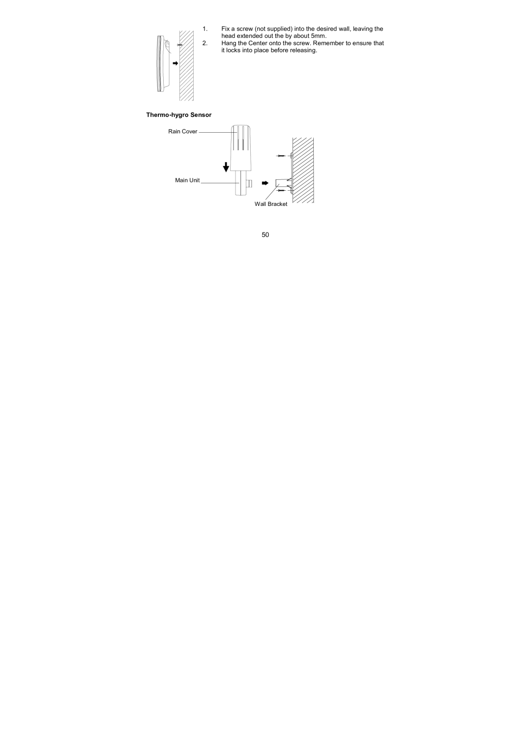 La Crosse Technology WS-1610TWC-IT quick setup manual 