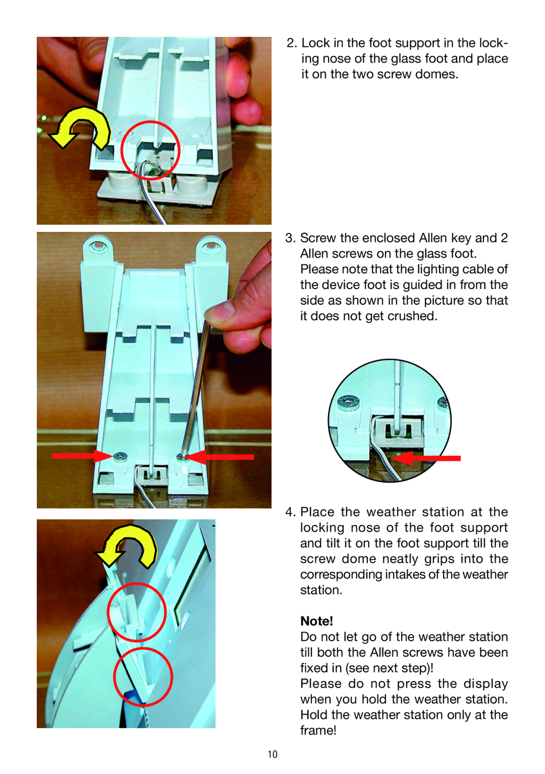 La Crosse Technology WS 550 US operating instructions 