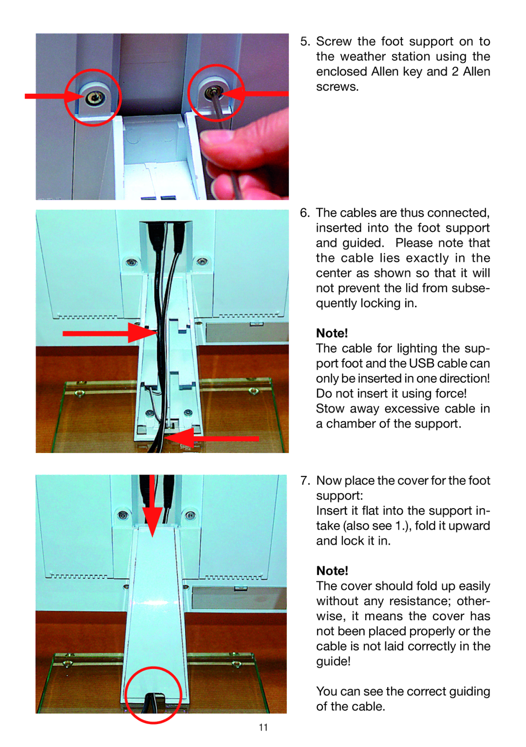 La Crosse Technology WS 550 US operating instructions 