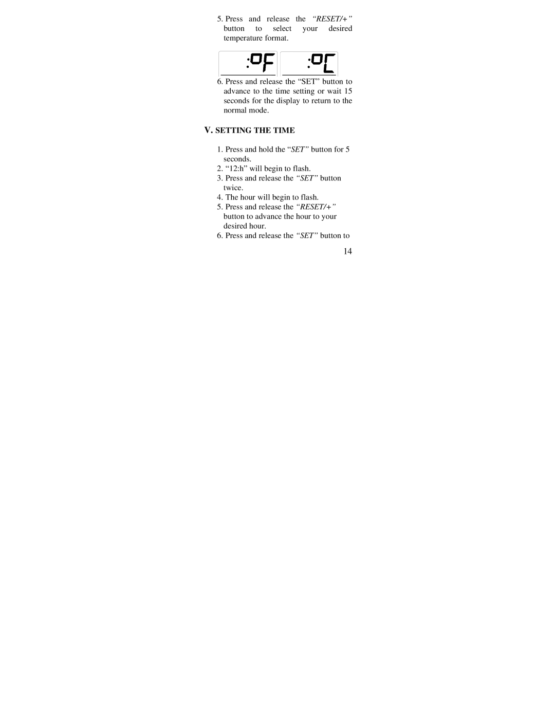 La Crosse Technology WS-7136U instruction manual Setting the Time 