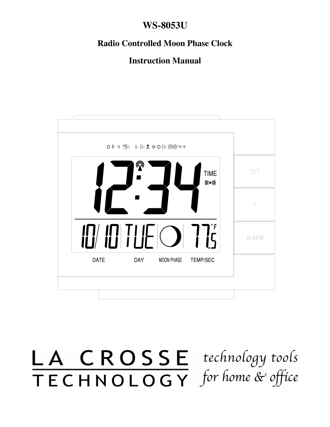 La Crosse Technology WS-8053U instruction manual 