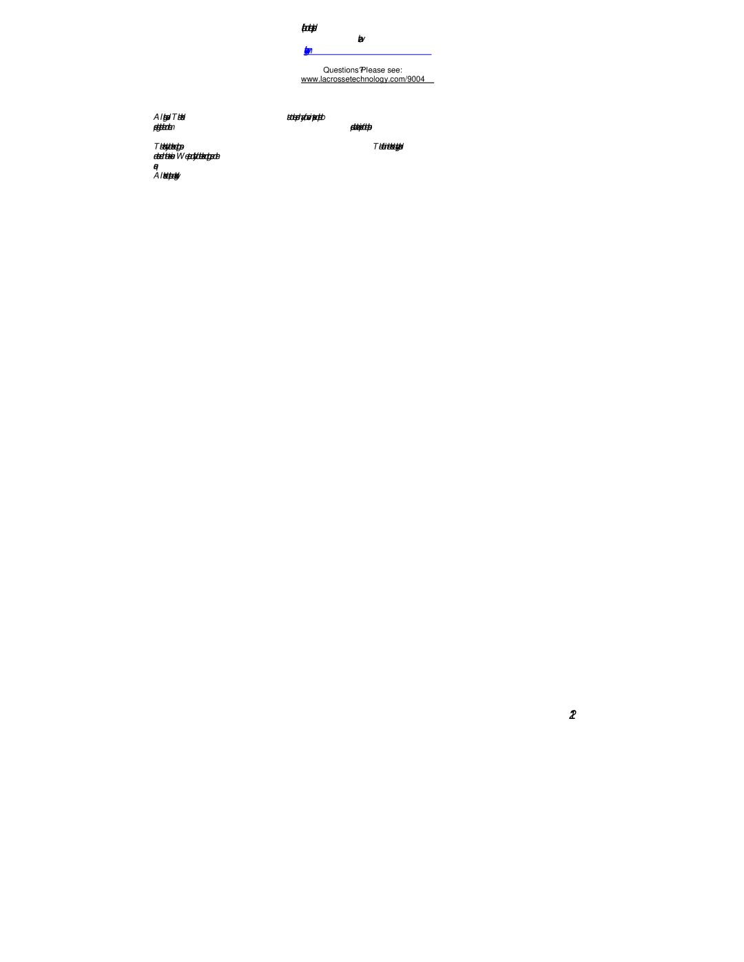 La Crosse Technology WS-9004U instruction manual Information on other products Web 