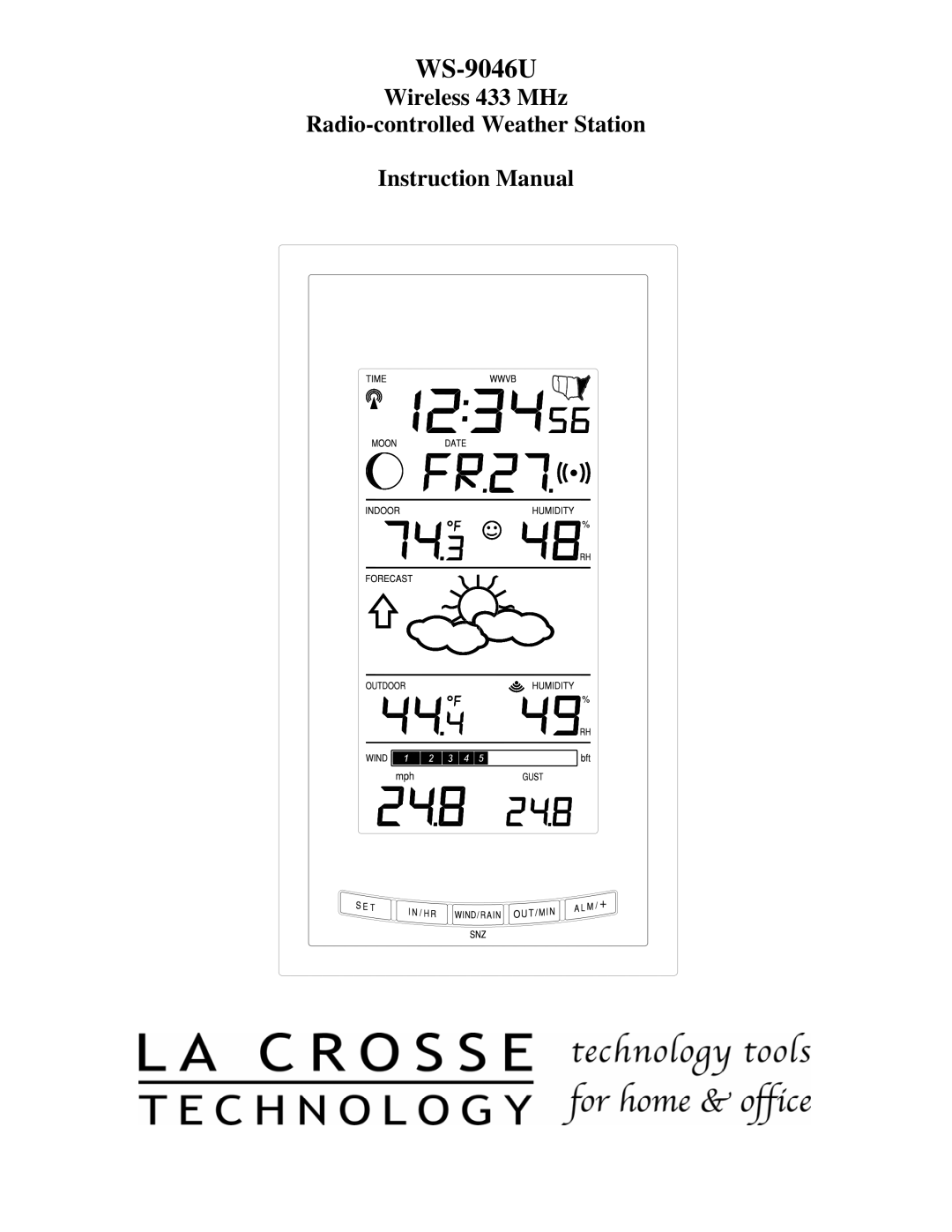 La Crosse Technology WS-9046U instruction manual 