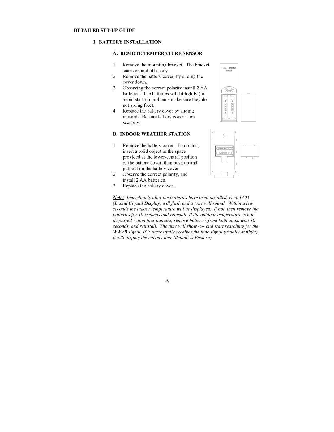 La Crosse Technology WS-9210U instruction manual Indoor Weather Station 