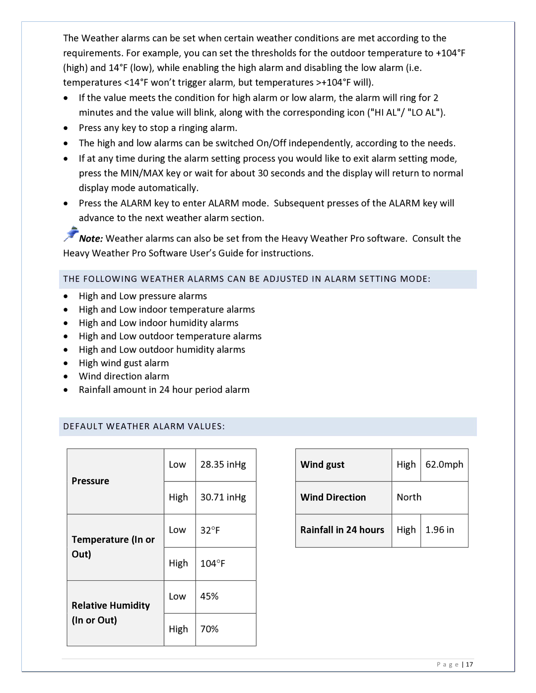 La Crosse Technology WS2813UIT manual Pressure 