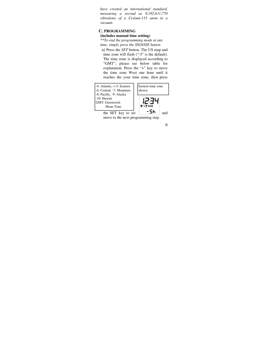 La Crosse Technology WT-2160 instruction manual Programming includes manual time setting 