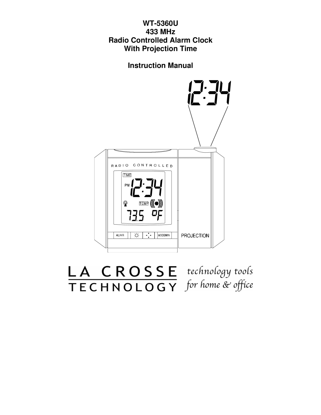 La Crosse Technology WT-5360U instruction manual 