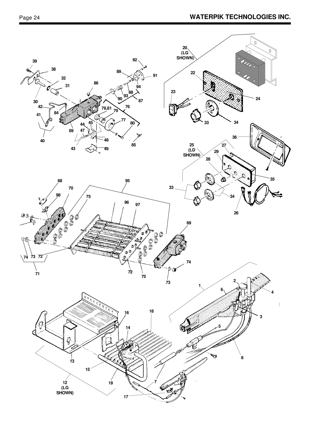 Laarsen Associates LG, LD operation manual Shown 