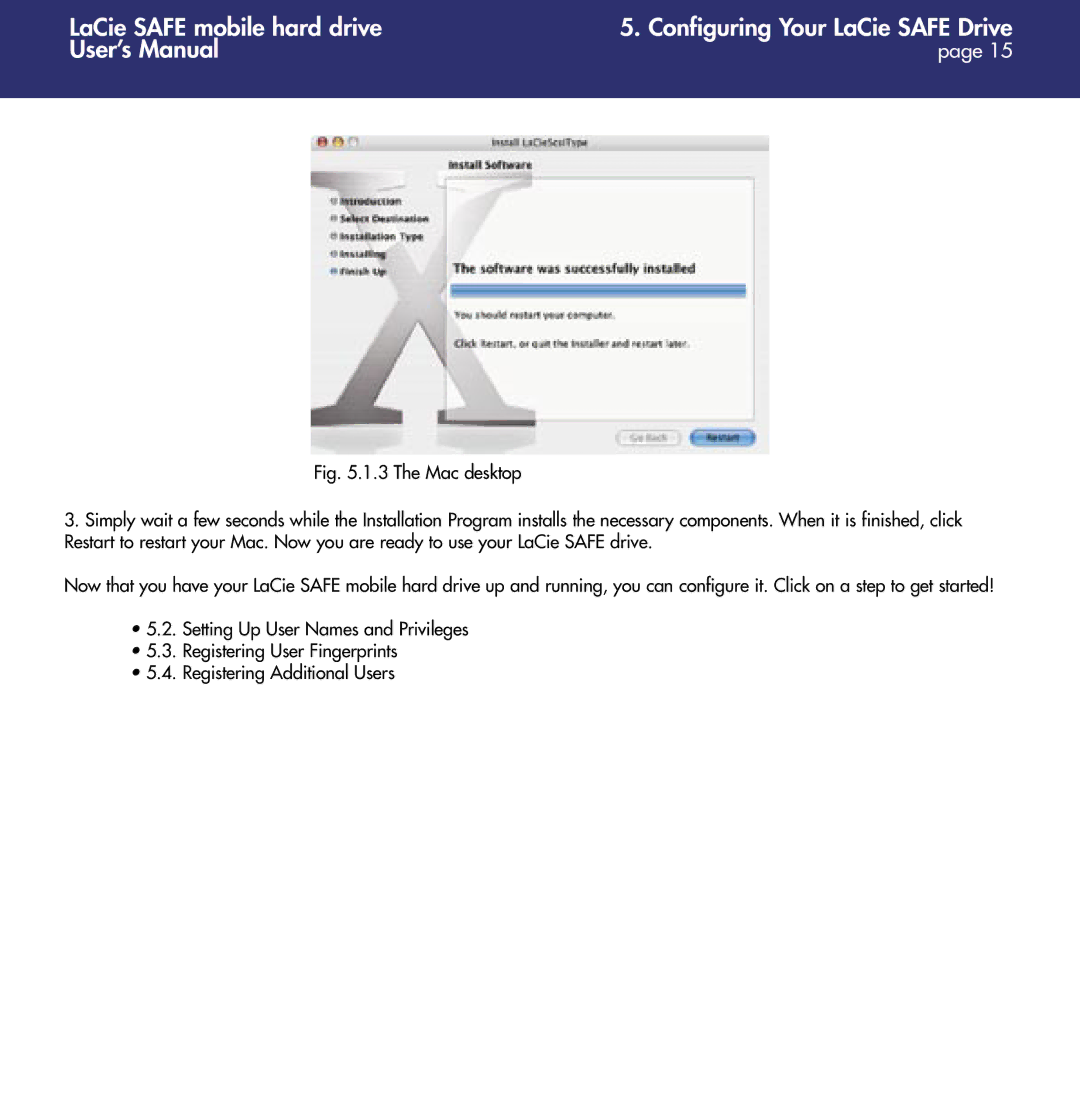 LaCie 1.0 user manual 