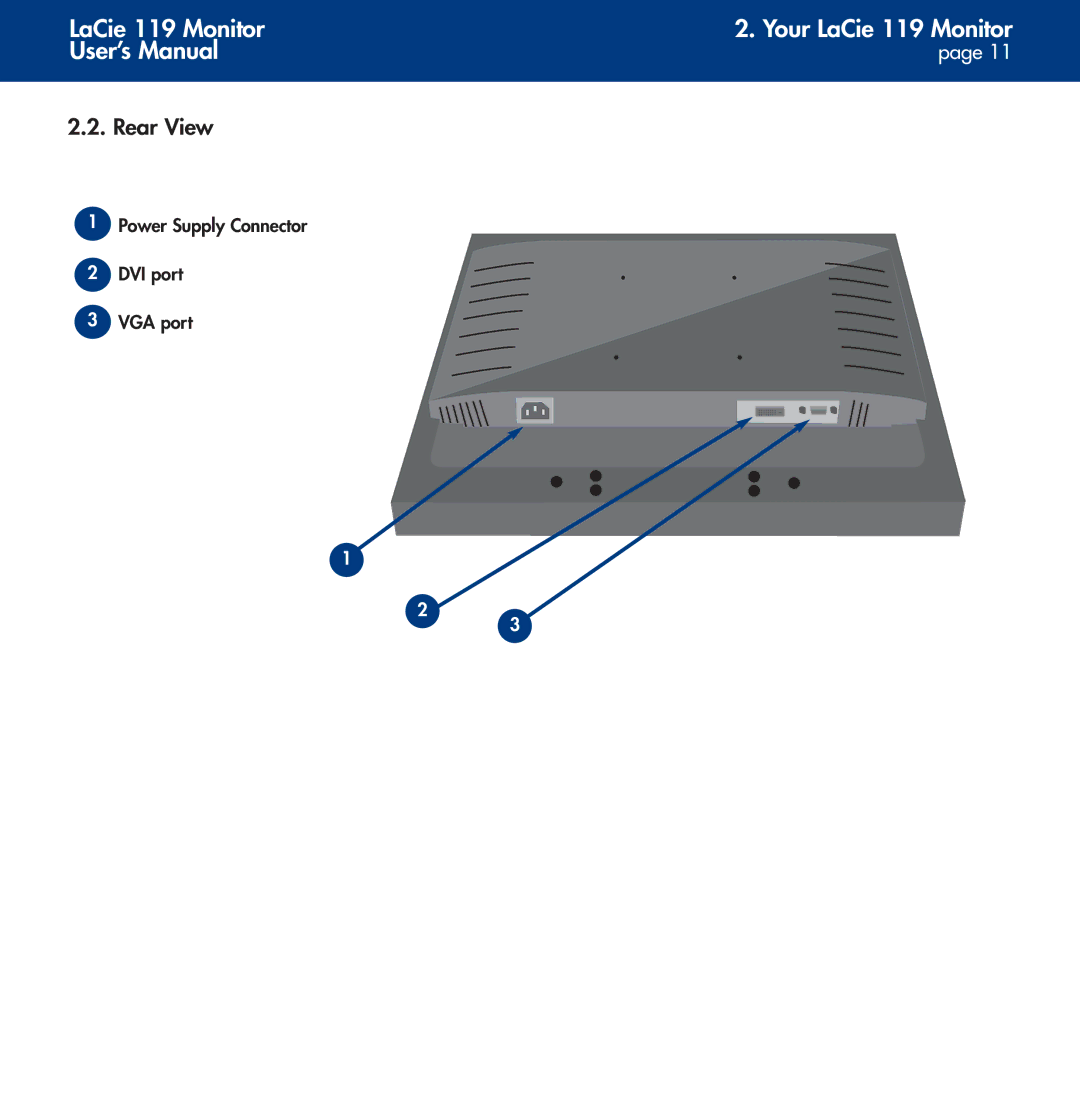 LaCie user manual LaCie 119 Monitor Your LaCie 119 Monitor User’s Manual 