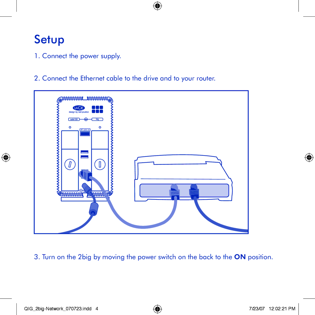 LaCie 2big network manual Setup 