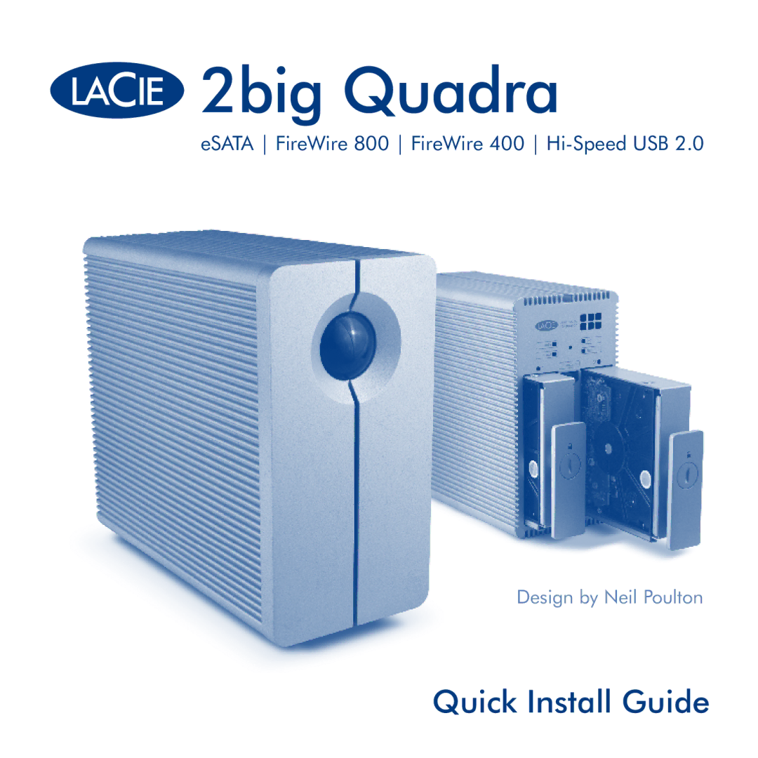 LaCie 2big Quadra manual Quick Install Guide 