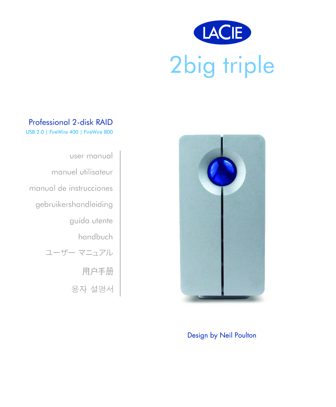 LaCie 2big triple manual 