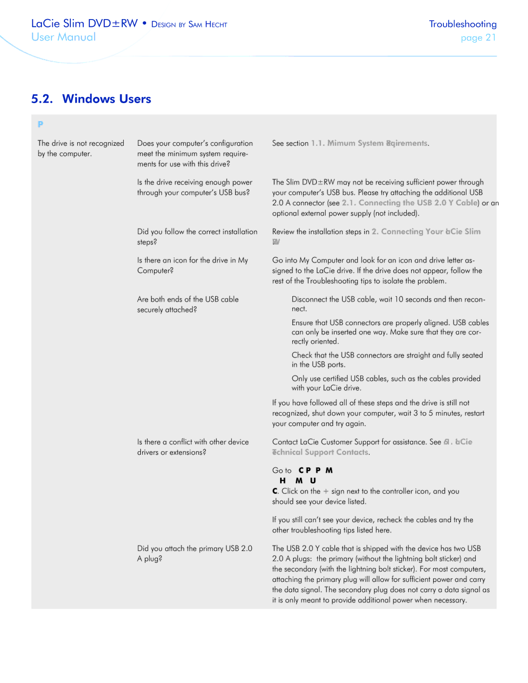 LaCie 301910 user manual Windows Users, On the next 