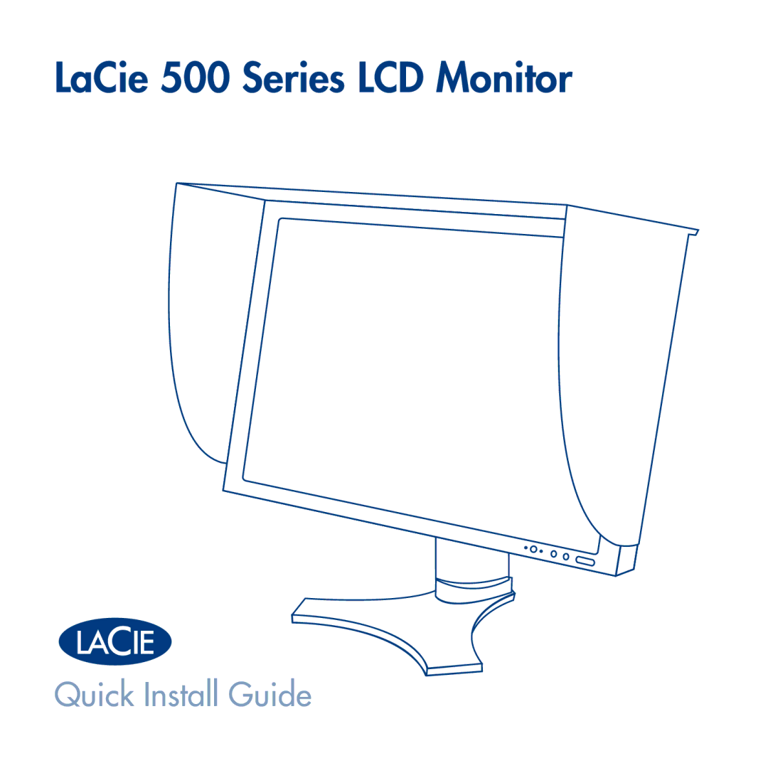 LaCie manual LaCie 500 Series LCD Monitor 