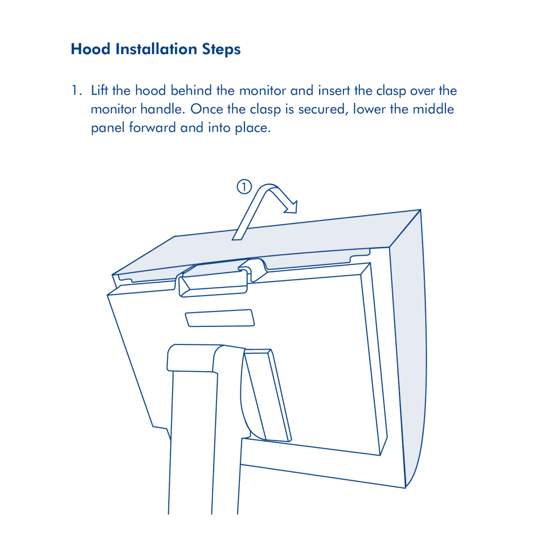 LaCie 500 manual Hood Installation Steps 