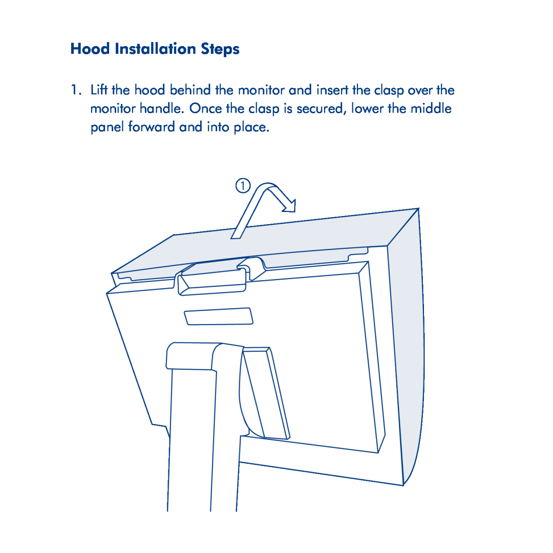LaCie 500 manual Hood Installation Steps 