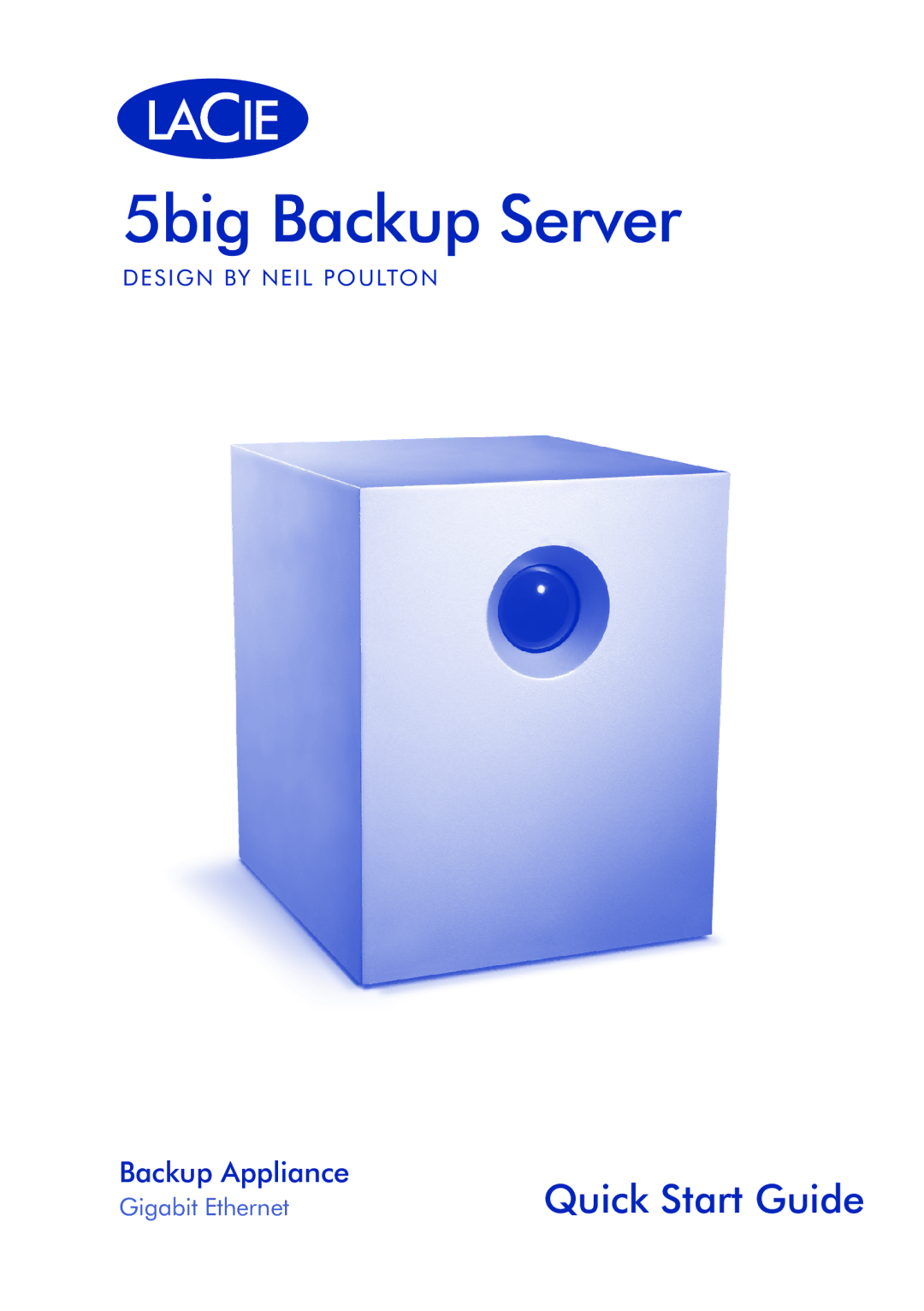 LaCie 5big Backup Server quick start 