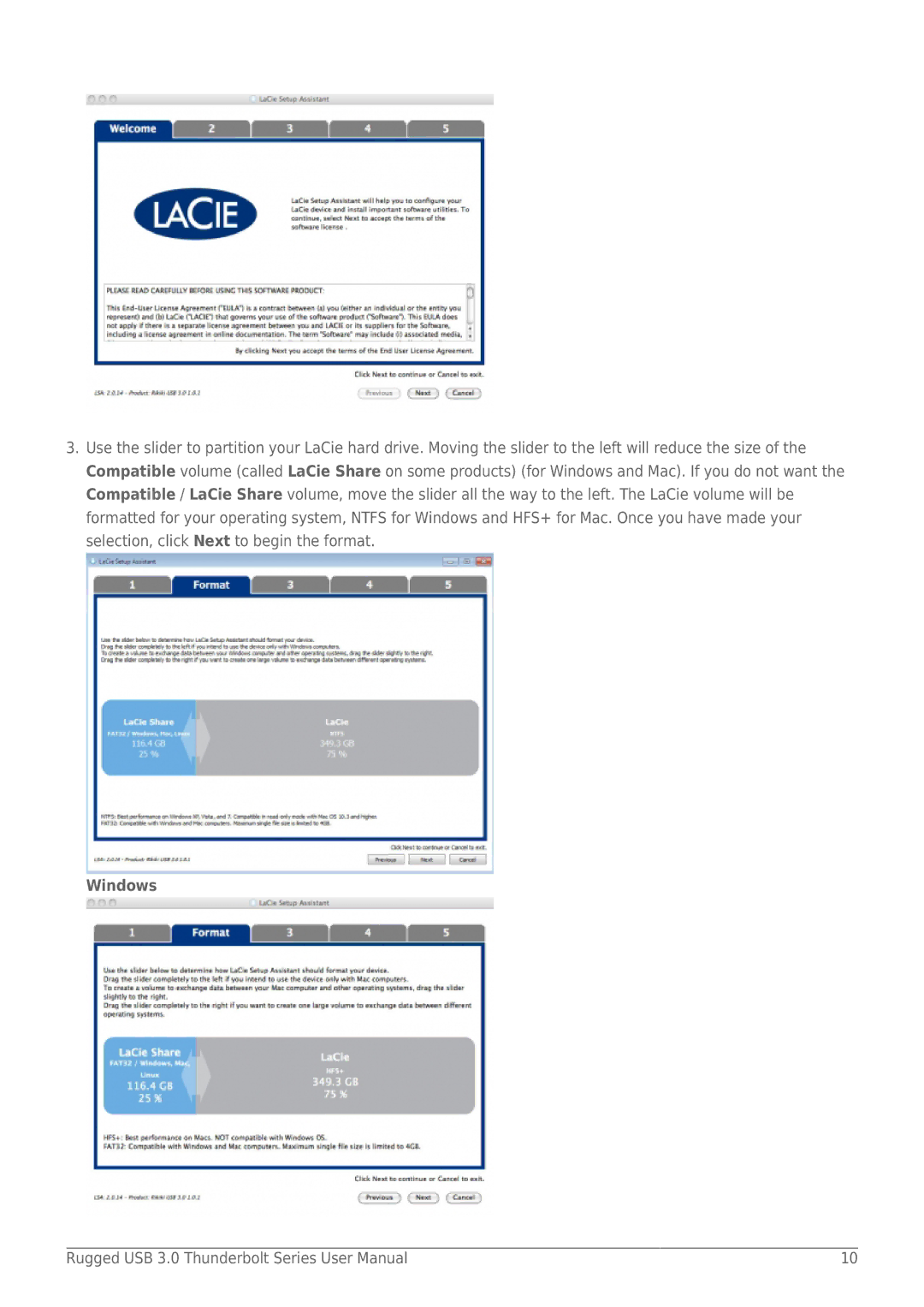 LaCie 9000291 user manual Windows 