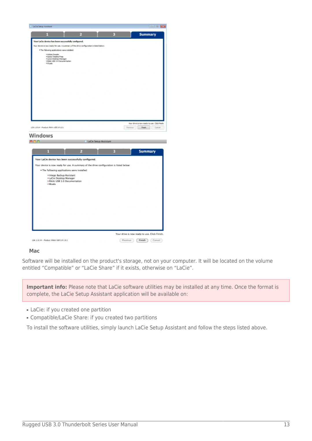 LaCie 9000291 user manual Windows Mac 