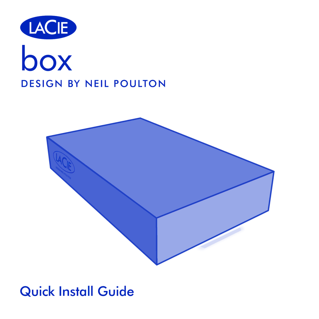 LaCie Box manual 