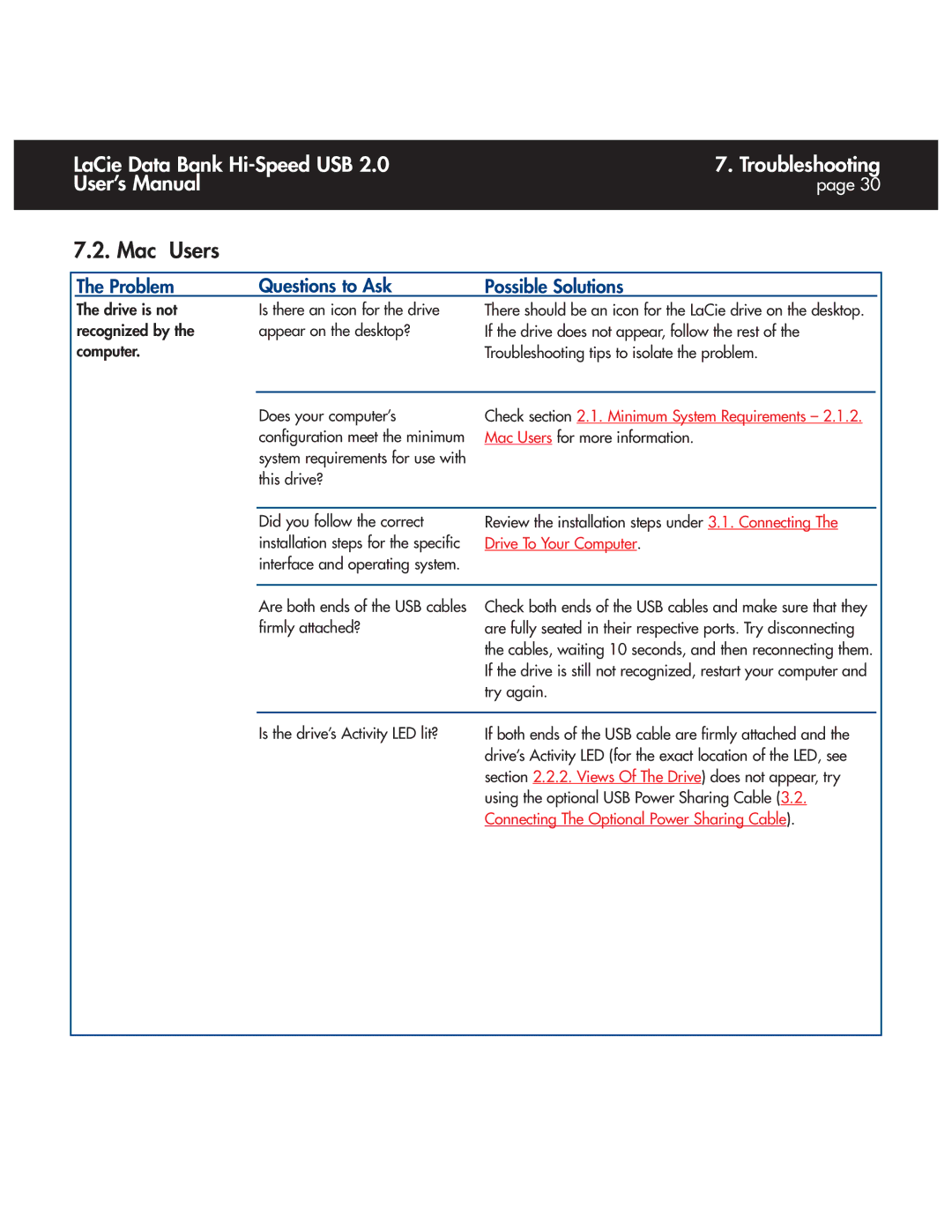 LaCie Databank user manual Mac Users 