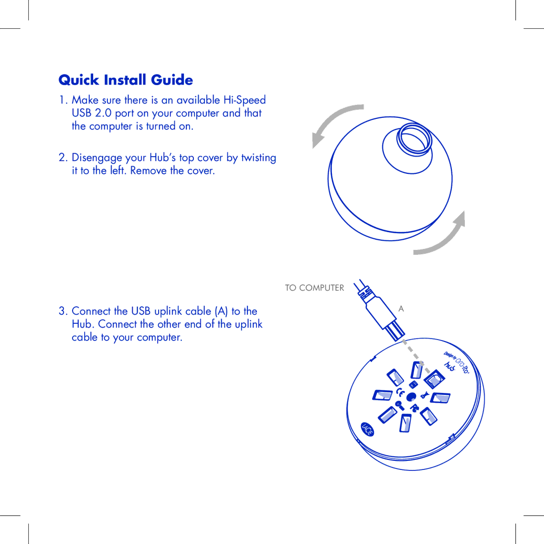 LaCie Hub manual Quick Install Guide 