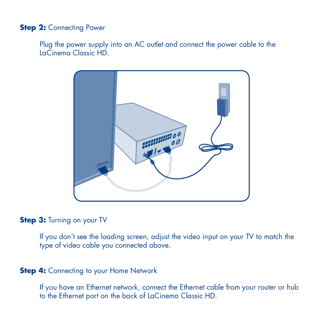 LaCie La Cinema Classic HD manual 