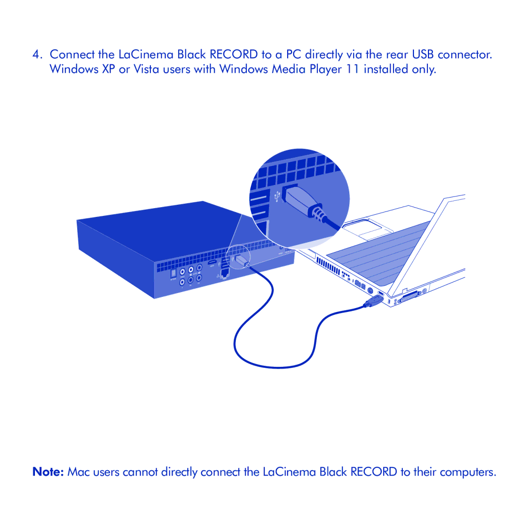 LaCie LaCinema Black Record manual 