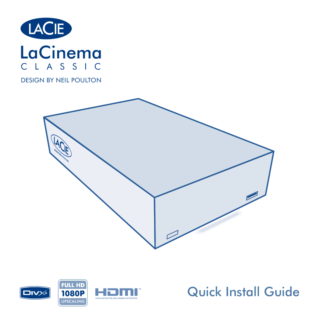 LaCie LaCinema Classic manual 