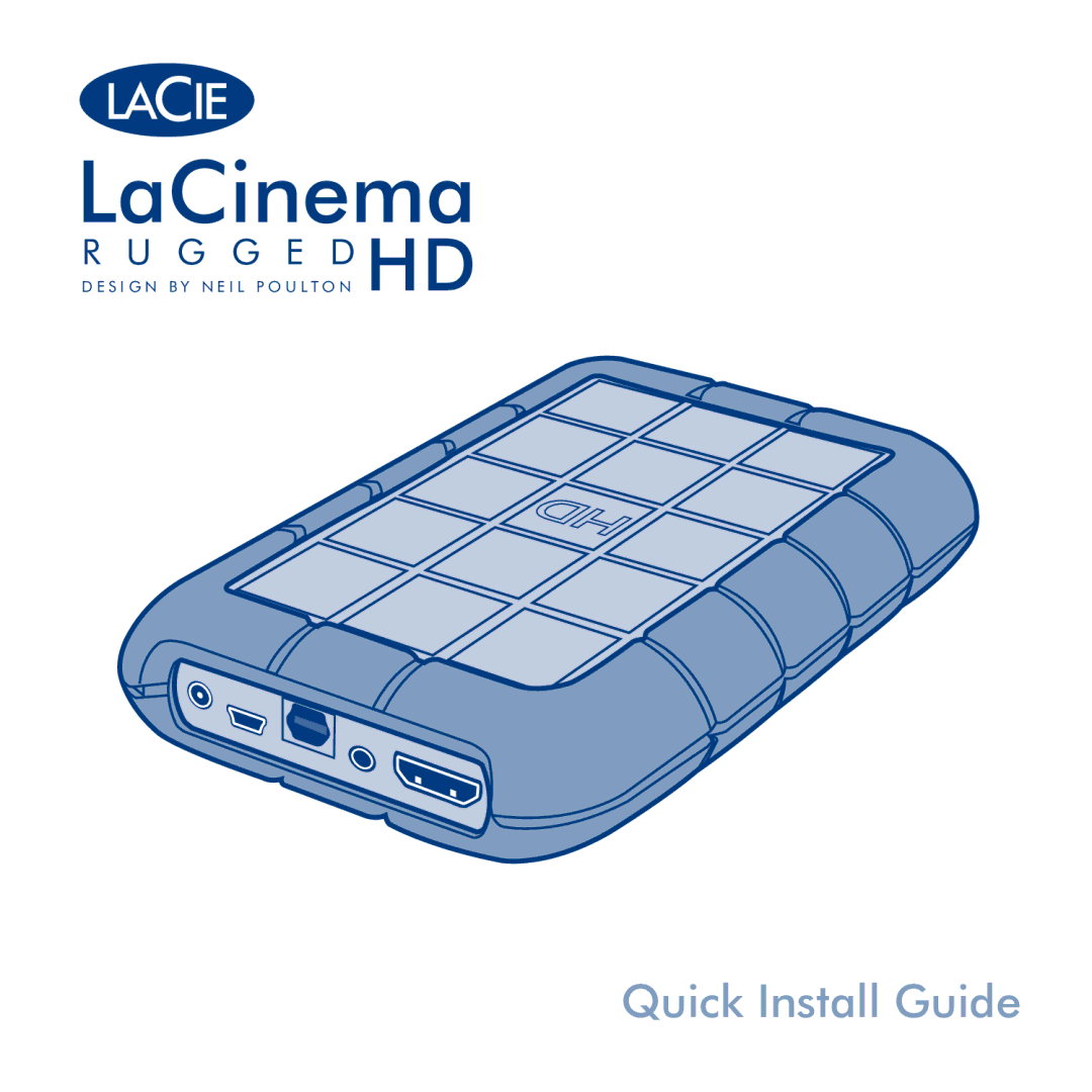 LaCie LaCinema Rugged HD manual 