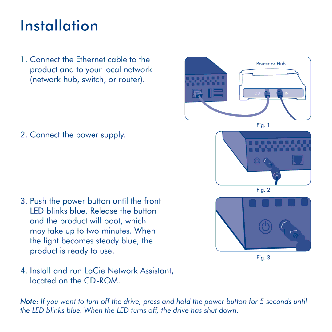 LaCie LaPlug manual Installation 