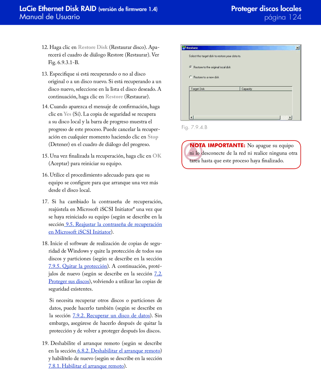 LaCie Network Raid Storage System user manual 4.B 