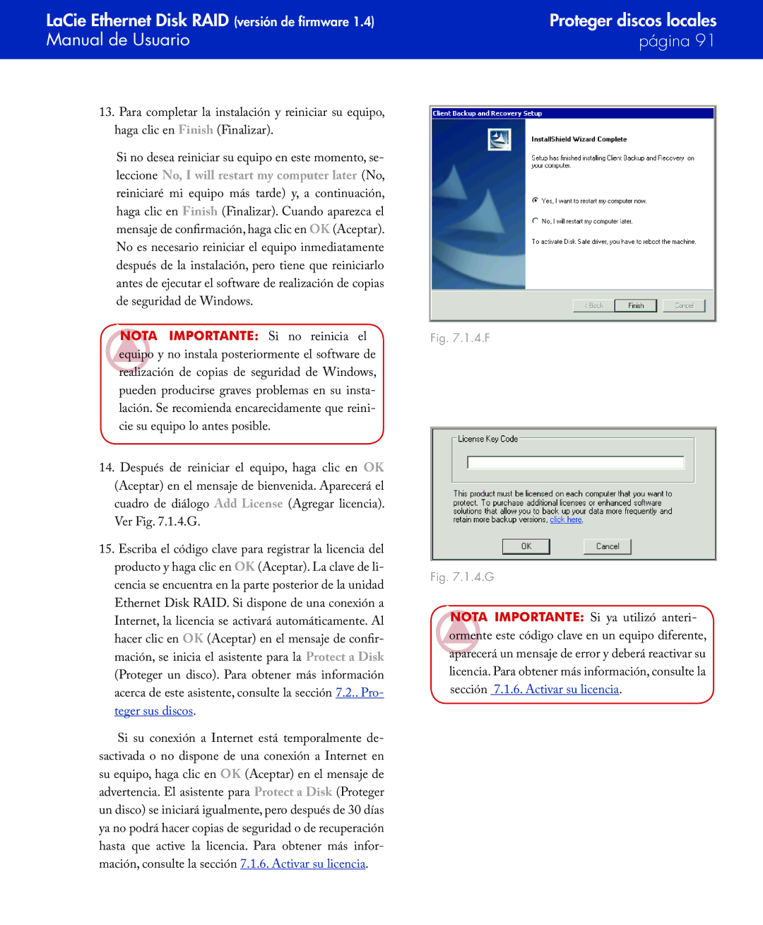 LaCie Network Raid Storage System user manual 4.F 